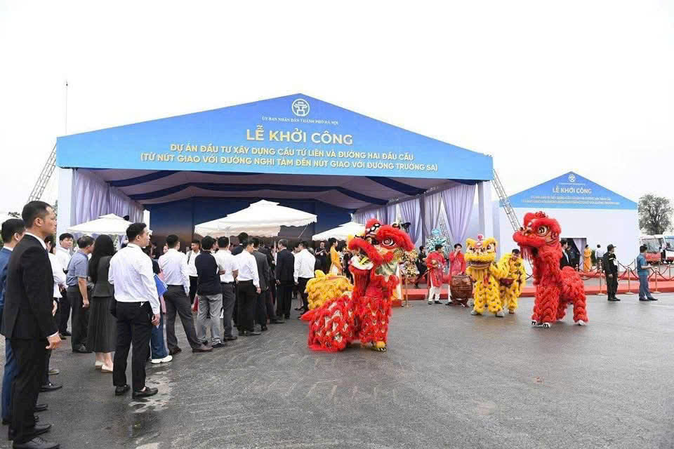 KHỞI CÔNG XÂY DỰNG CẦU TỨ LIÊN